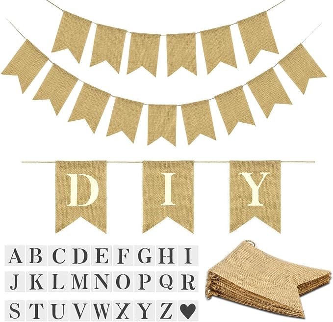 Burlap Custom Baner PreStringed by YUNSHANGMO