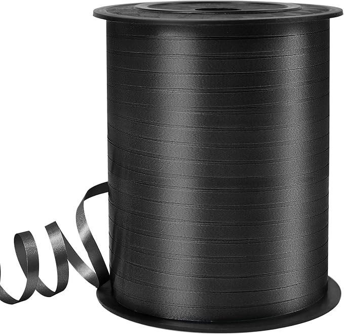 Black Curling Ribbon by VISPAD
