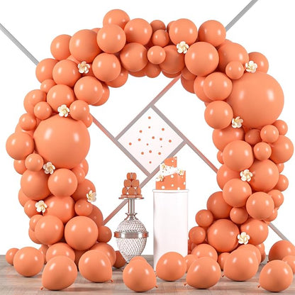 Voircoloria 90pcs Peach Balloons Garland Arch Kit, 18 12 10 5 Inch | by Voircoloria