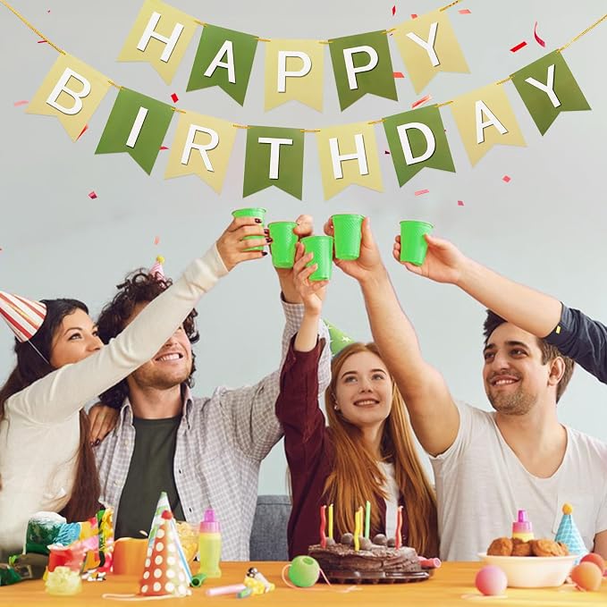 Happy Birthday Banner Birthday Party Banner NO DIY Happy Birthday Sign | - Image 6