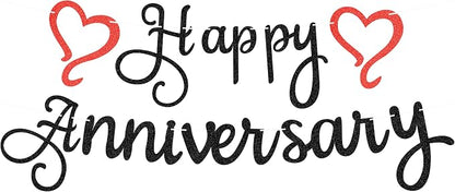 Pre-Strung Happy Anniversary Banner by EONNCNT