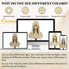 QUEENTAS 18" Blonde Hair Topper for Women with Thinning Hair Pieces 6"*6.2"Large Coverage 360°3D Cover Synthetic Long Straight with 5 Clips in Wiglets(Blonde)