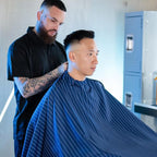 Barber Strong The Barber Cape Haircut Cover for Men, Hair Repelling and Static-Reducing Material, Water Resistant Fabric