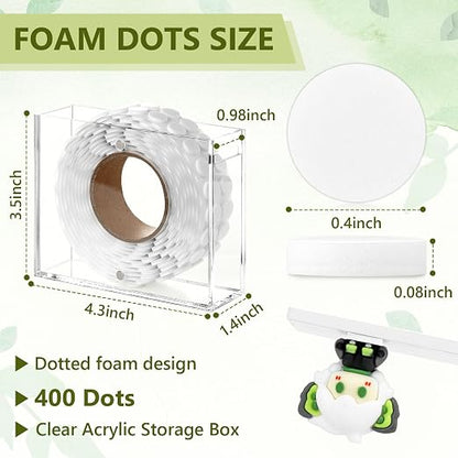 400 PCS 2mm Double Sided Foam Dots - Image 2