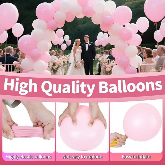 Light Pink Balloon 12 Inch - Image 4