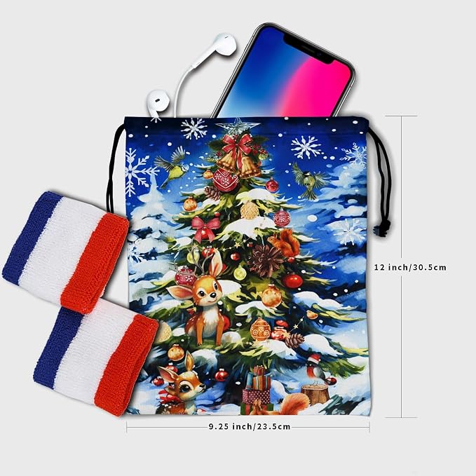 Christmas Tree Gymnastics Grip Bag - Image 6