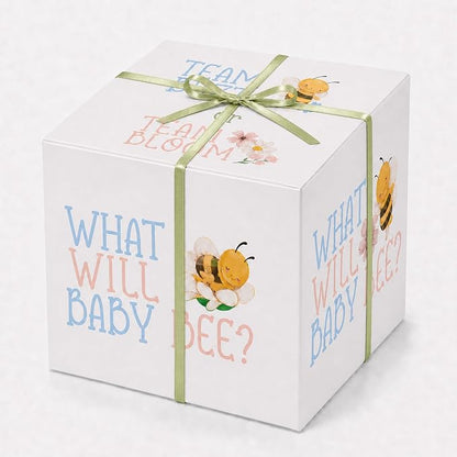 Baby Bee Gender Reveal Box, Large Balloon Surprise Box by Rainbow+Moments