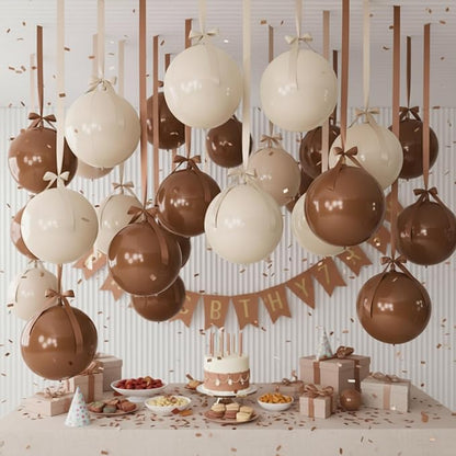 Jenaai 30 Set Round Foil Balloons Bulk 22 Inch 4d Metallic Giant Balloons Set - Image 7