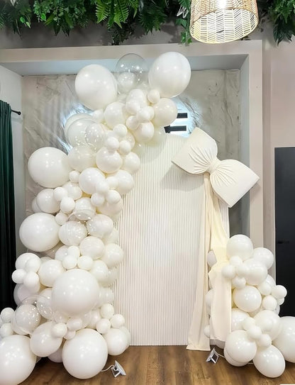 White Balloons, 12 Inch White Latex Balloon - Image 7
