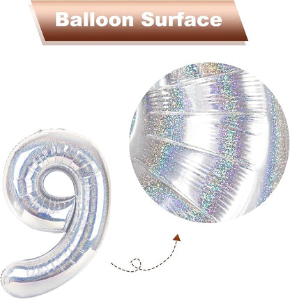 Laser Silver 4 Balloon - Image 7