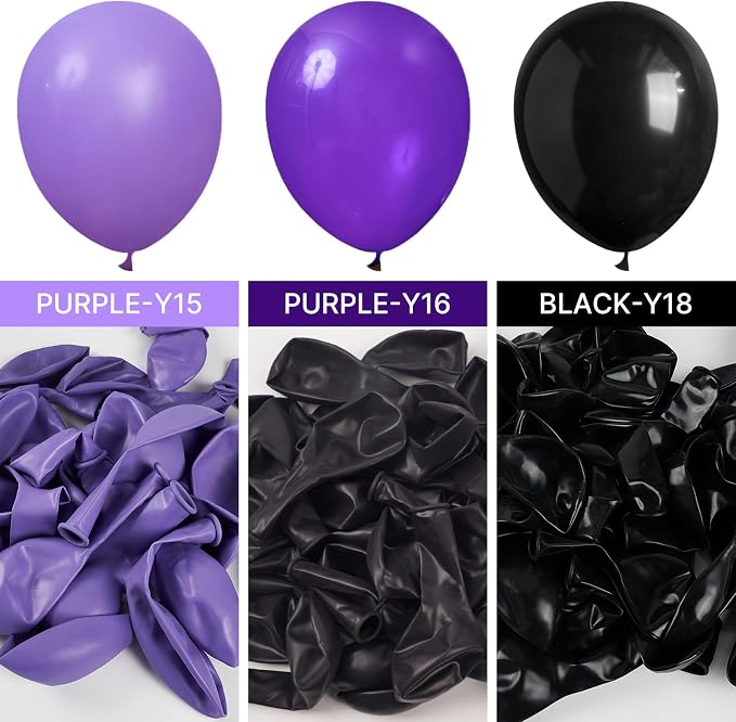 PartyWoo Dark Purple Balloons 100pcs Royal Purple Color 12 Inch | Balloons - Image 3