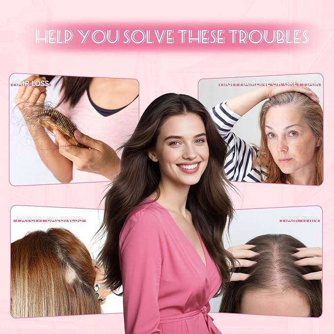 Hair Toppers for Women Real Human Jet Black Hairpieces for Thinning Hair 6x7inch Large Base 360°3D Toppers for Women 14inch Clip in Extensions Add Volume 65g (#1Toppers-14inch)