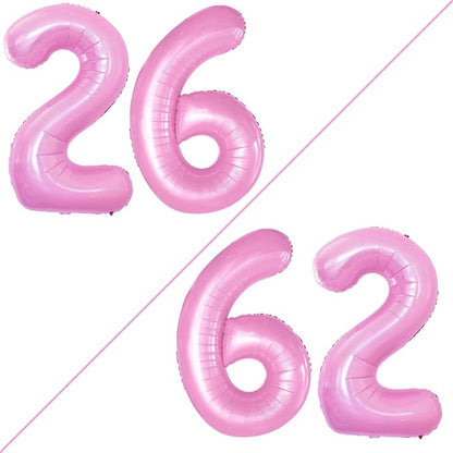 Number 26 Balloons for 26th Birthday Party Decorations, 42 Inch Jumbo Foil - Image 2