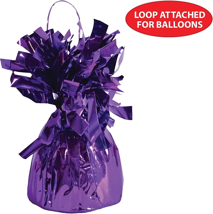 Beistle Metallic Wrapped Balloon Weight – 6 Pack, Party Decoration Accessories - Image 6
