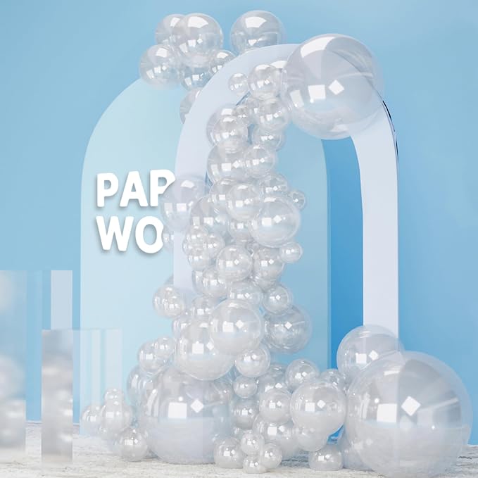 PartyWoo Clear Balloons 85pcs Different Sizes of 18 12 10 5 Inch | Balloons by PartyWoo