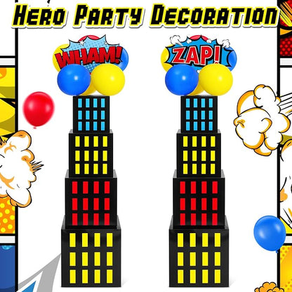 Leitee 40 Pcs Hero Theme Party Decoration, Hero Theme Party Favor Boxes - Image 6