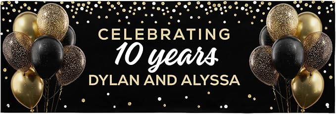 Let’s Make Memories Personalized Celebration Banner by LetsMakeMemories