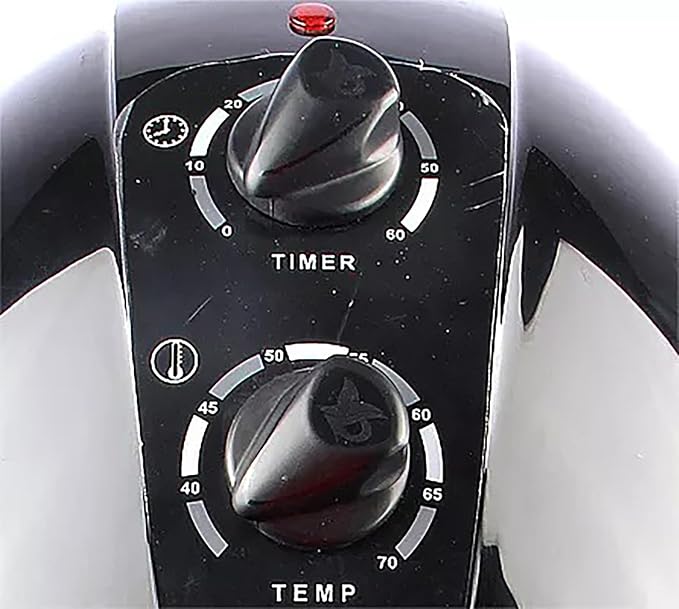 White,A,Wall Mounted Hair Dryer,Fast Hair Drying Low Noise,Timer 0-60 Min,Steamer Hat Deep Conditioning Heat Steaming Salon Equipment Hooded Machine Used in Hair Processor