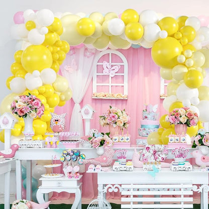 50pcs Yellow Balloons 12 Inch Mustard & Sun Yellow Latex Party Balloons - Image 4