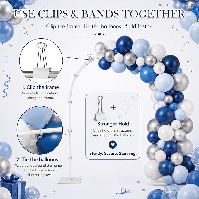 316 Pcs Balloon Garland Clip Kit - Image 4