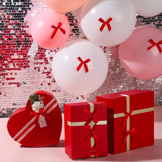 YGDZ 50 PCS Mini Red Bows, Small Bows - Image 3