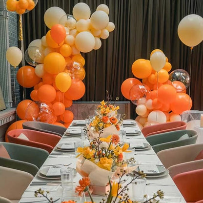 200pcs Orange Balloons 5 Inch, Small Mini Latex Balloons - Image 6