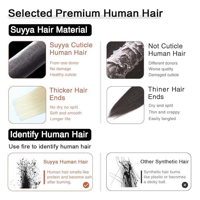 SUYYA Tape in Hair Extensions Human Hair Ombre Darkest Brown to Platinum Blonde 12 Inch 40g/pack 20pcs Straight Seamless Skin Weft Tape in Real Human Hair Extensions(12inch #T2/60)