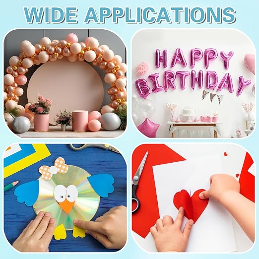 UPINS 800Pcs Glue Points Dots 10mm Removable Balloon Glue Adhesive Dots | 8 - Image 7