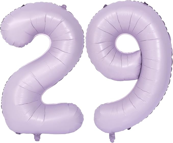 40 In Matte Purple Number Balloons Helium Foil Mylar Balloon Digital 29 | by Exquisitehighqualitypartydecorationstomeetyoureveryneed%EF%BC%81