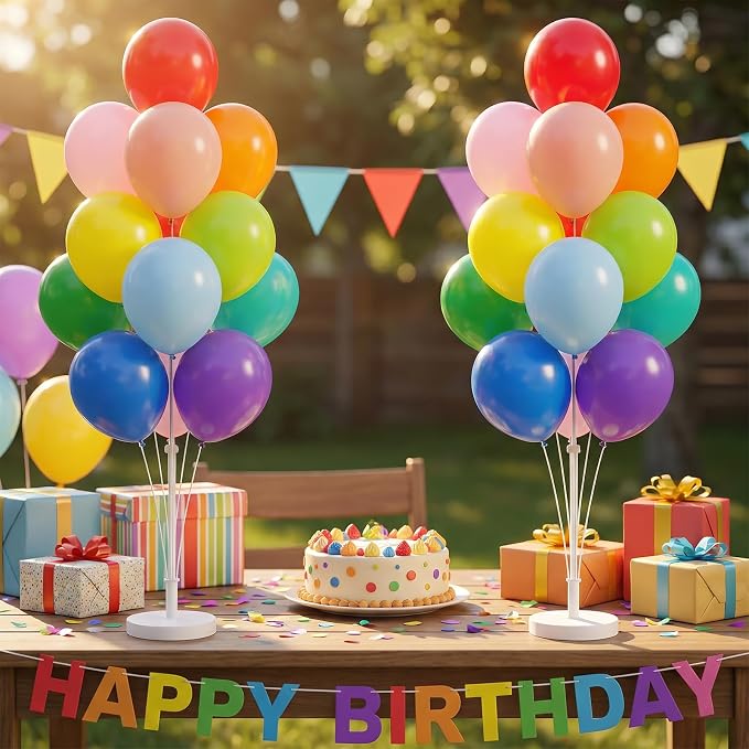 2Set Assorted Bright Balloon Column Stand Kit - Image 6