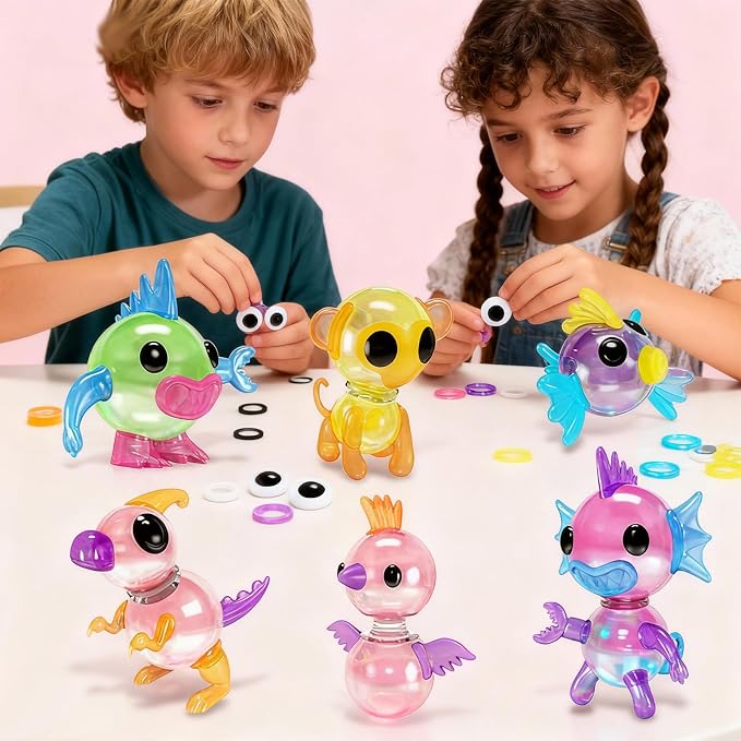 Magic Balloon Craft Kit, Funny Balloons Inflator Toy, DIY Sticky Balls - Image 4