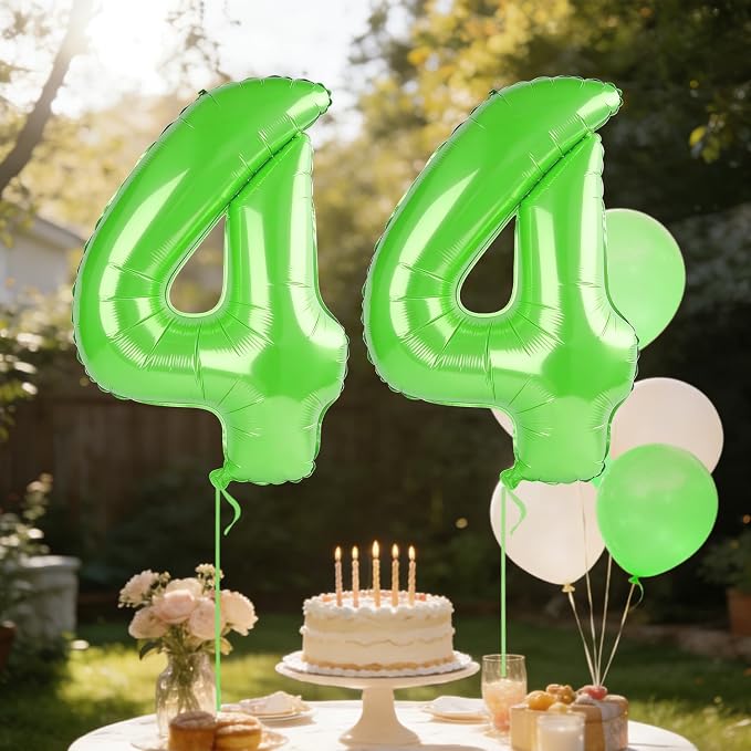 40 Inch Number 44 Balloons for 44th Birthday Party Decorations, 0-100 Fruit - Image 3