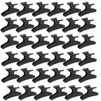 Ondder 36 Pcs Black Butterfly Hair Clips for Styling and Sectioning - Pro Claws Clamps for Cutting, Coloring - Hair Accessories for Women Girls