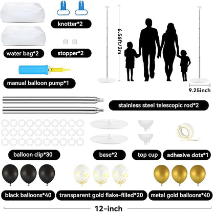 2 Sets Balloon Column Stand Kit - Image 2