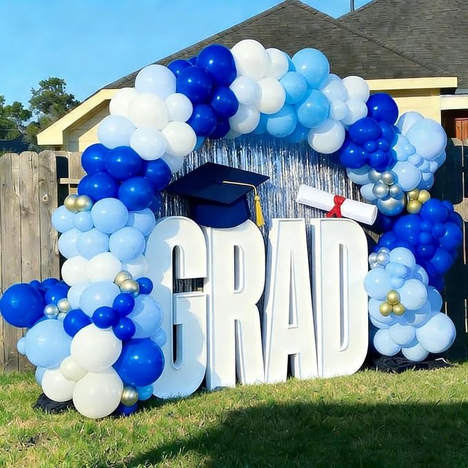 103pcs Blue White Balloon Garland Kit - Image 4