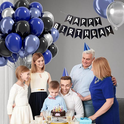 Blue and Black Balloons - Image 4