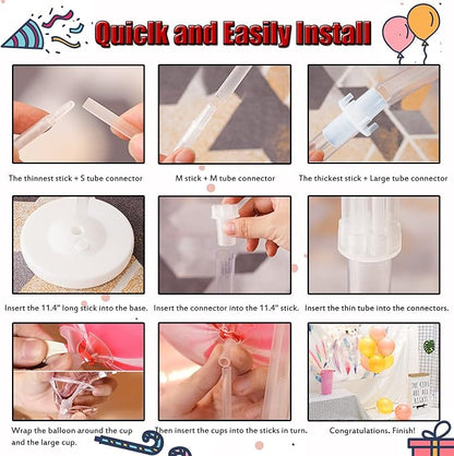 Balloon Column Kit with Stand, Pole - Image 5
