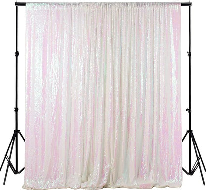 ShinyBeauty 4FTx6FT Sparkly Sequin Photo Backdrop, Photo Booth, Photography by ShinyBeauty