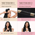 GOO GOO Clip in Hair Extensions Real Human Hair, Remy Human Hair Extensions Clip ins for Women, Natural Human Hair, 16inch 110g 7Pcs, 2 Dark Brown