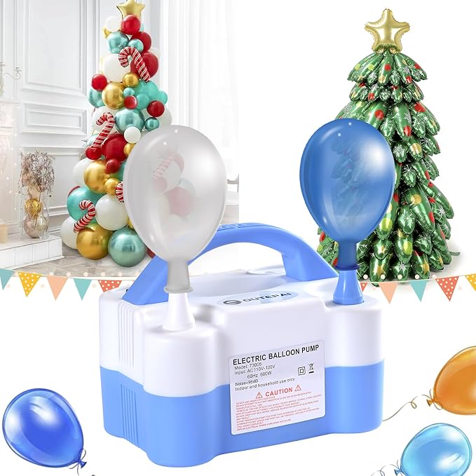 Electric Balloon Pump, Portable Electric Balloon Blower Machine Balloon Air - Image 4
