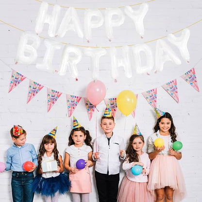 LIOZEOKUN Happy Birthday Balloon Letters 16 inch Mylar Foil Birthday Balloons - Image 5
