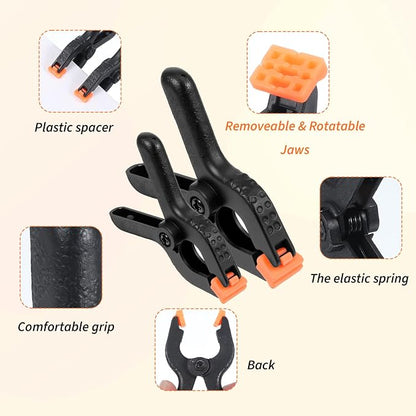 8Pcs Balloon Arch Clips for Balloon | Anti-Slip Plastic Spring Clamps Arch - Image 3