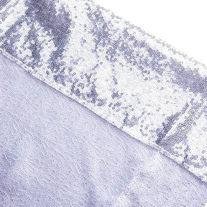 SquarePie 20x10ft Silver Sequin Backdrop, High Density Non-Transparent Glitter - Image 7