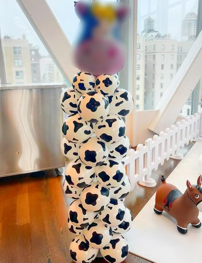 Cow Print Balloons, Farm Animal Latex Balloons - Image 7