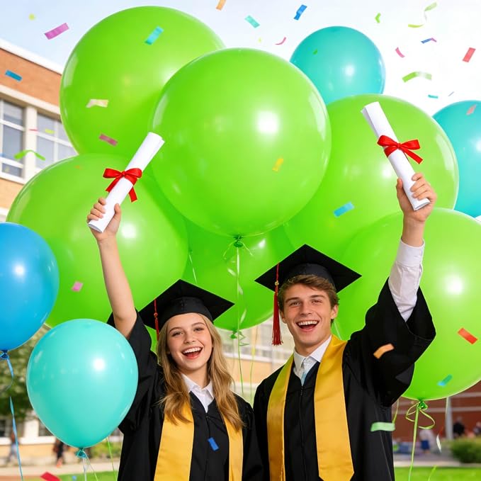 32Pcs Light Green Big Balloons 18 Inch - Image 7