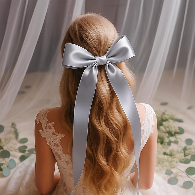 30Yards 1 1/2In Gray Ribbon for Gift Wrapping Birthday Holiday Decor Crafts | - Image 4