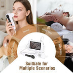 Scalp Camera, 5" HD Rechargeable Scalp and Skin Analysis Machine, Skin Microscope for Professional Facial & Hair Follicle Health Diagnosis - For Home, Salon, Spa