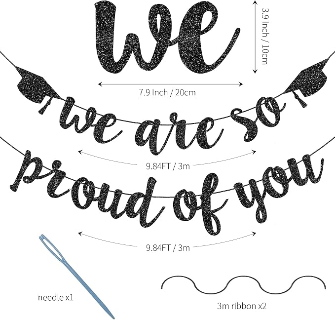 Graduation Decorations 2026, Congratulation Banner, Congrats Grad Sign Decor - Image 3