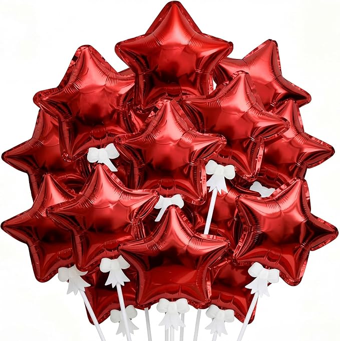 60 Pcs Mini Star Self Inflatable Balloons Bulk by Chitidr