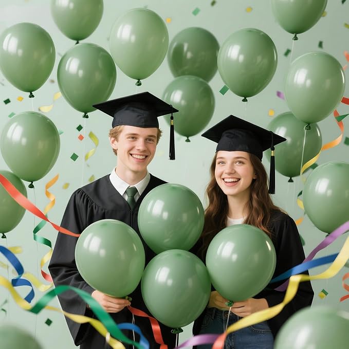 200pcs Sage Green Balloons 5 Inch, Small Mini Latex Balloons - Image 7